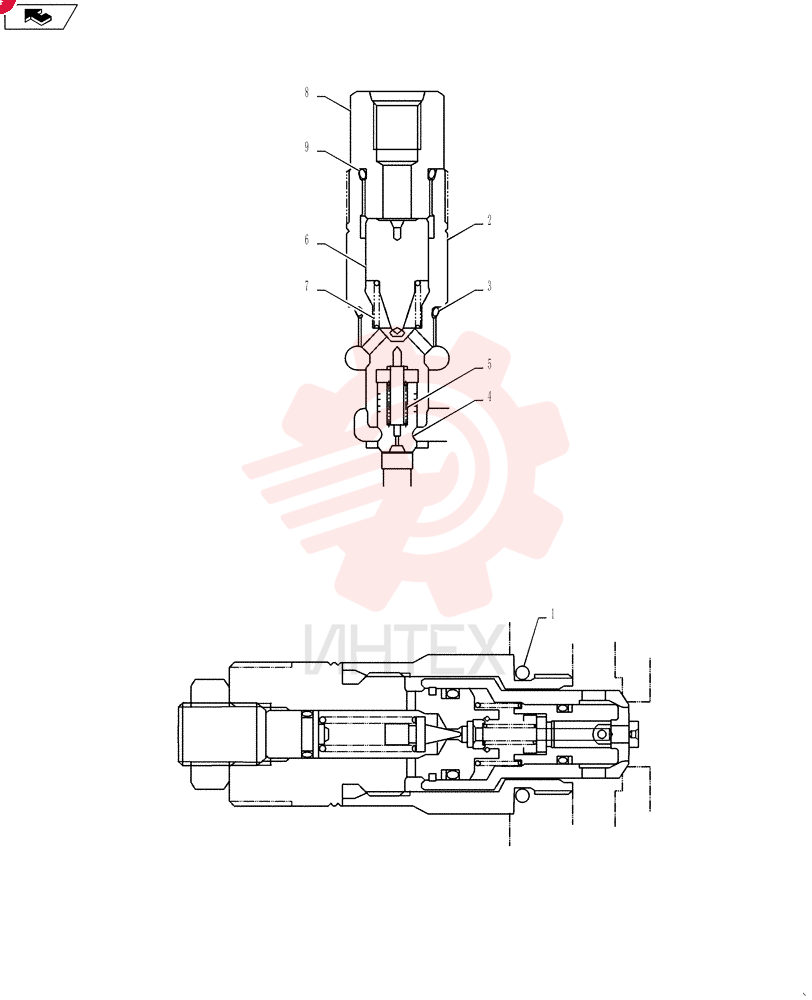 Схема (SK235SRLC-2) - SHORT RADIUS EXCAVATOR ASN YU06-03001- (1/01-12/06) YF64H00035F1 (2)