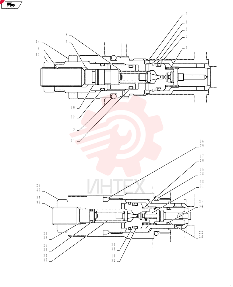 Схема (SK235SRLC-2) - SHORT RADIUS EXCAVATOR ASN YU06-03001- (1/01-12/06) YF64H00035F1 (5)