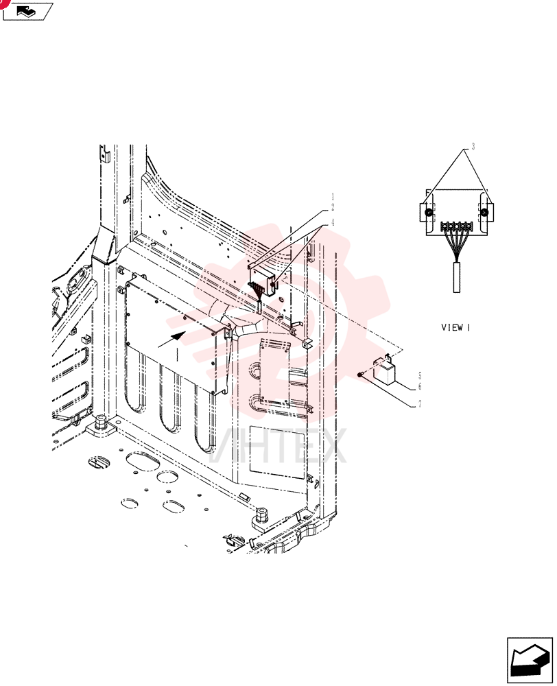 Схема (SK235SRLC-2) - SHORT RADIUS EXCAVATOR ASN YU06-03001- (1/01-12/06) YF22E00089F1 (2)