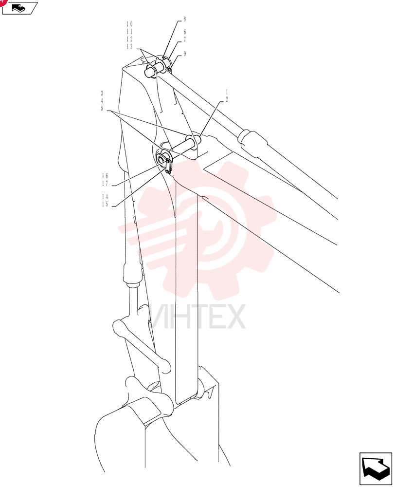 Схема (SK235SRLC-2) - SHORT RADIUS EXCAVATOR ASN YU06-03001- (1/01-12/06) YN12B00968F1