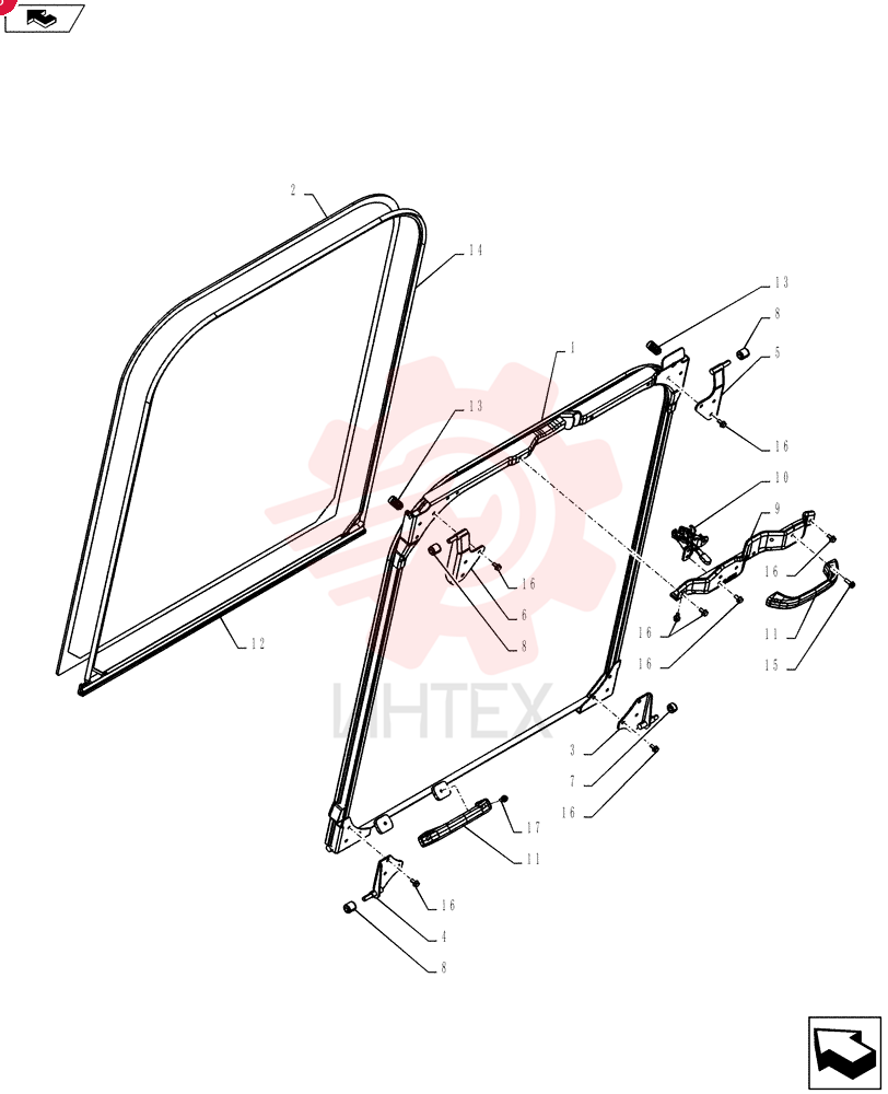 Схема (SK235SRLC-2) - SHORT RADIUS EXCAVATOR ASN YU06-03001- (1/01-12/06) YF02C00015F1 (10)