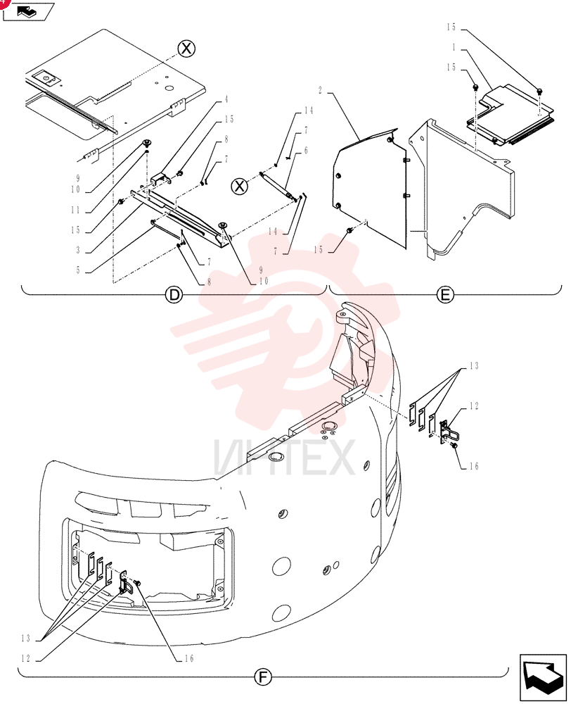 Схема (SK235SRLC-2) - SHORT RADIUS EXCAVATOR ASN YU06-03001- (1/01-12/06) YF21C00035F1 (2)