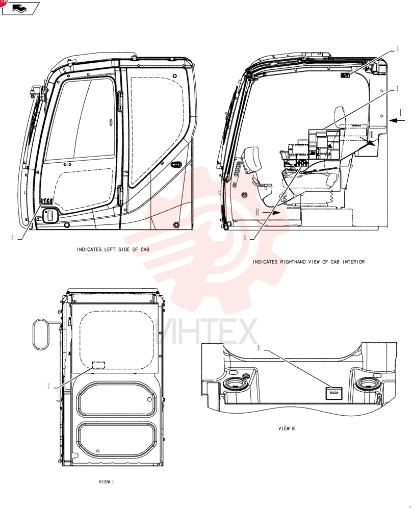 Схема (SK235SRLC-2) - SHORT RADIUS EXCAVATOR ASN YU06-03001- (1/01-12/06) YT22T00156F3 (1)