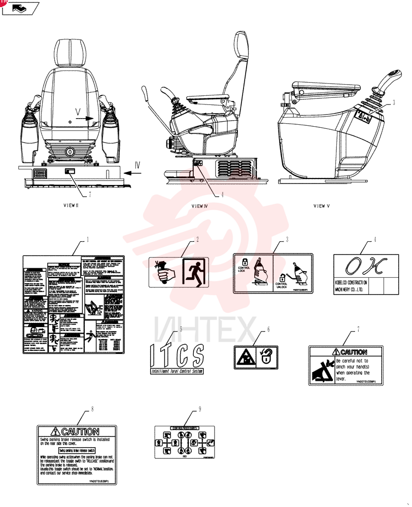 Схема (SK235SRLC-2) - SHORT RADIUS EXCAVATOR ASN YU06-03001- (1/01-12/06) YT22T00156F3 (2)