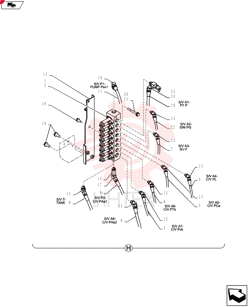 Valve (Nibbler & Breaker) YF64H00095F1 (3)