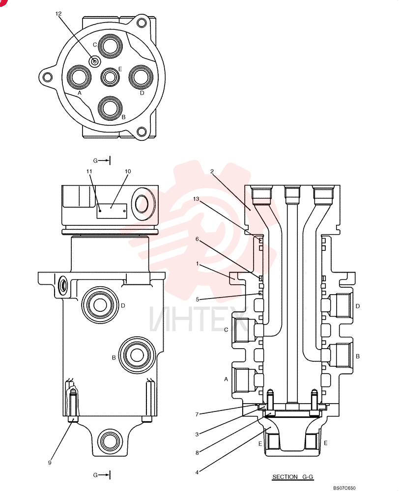 CENTER JOINT YN55V00053F1