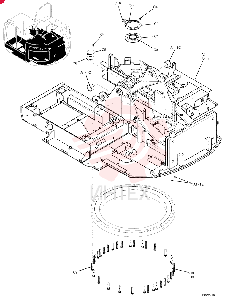 Frame Assy, Upper YF52F00066F1