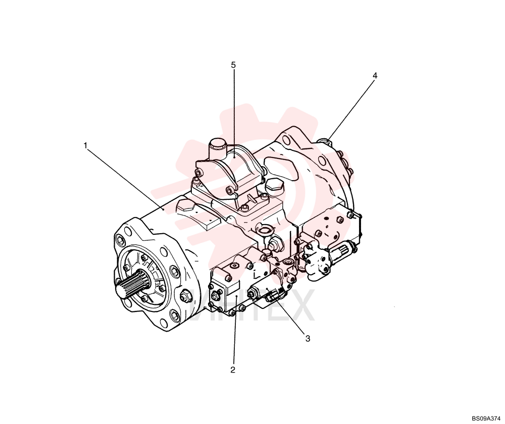 HYDRAULIC PUMP YN10V00043F1 (1)