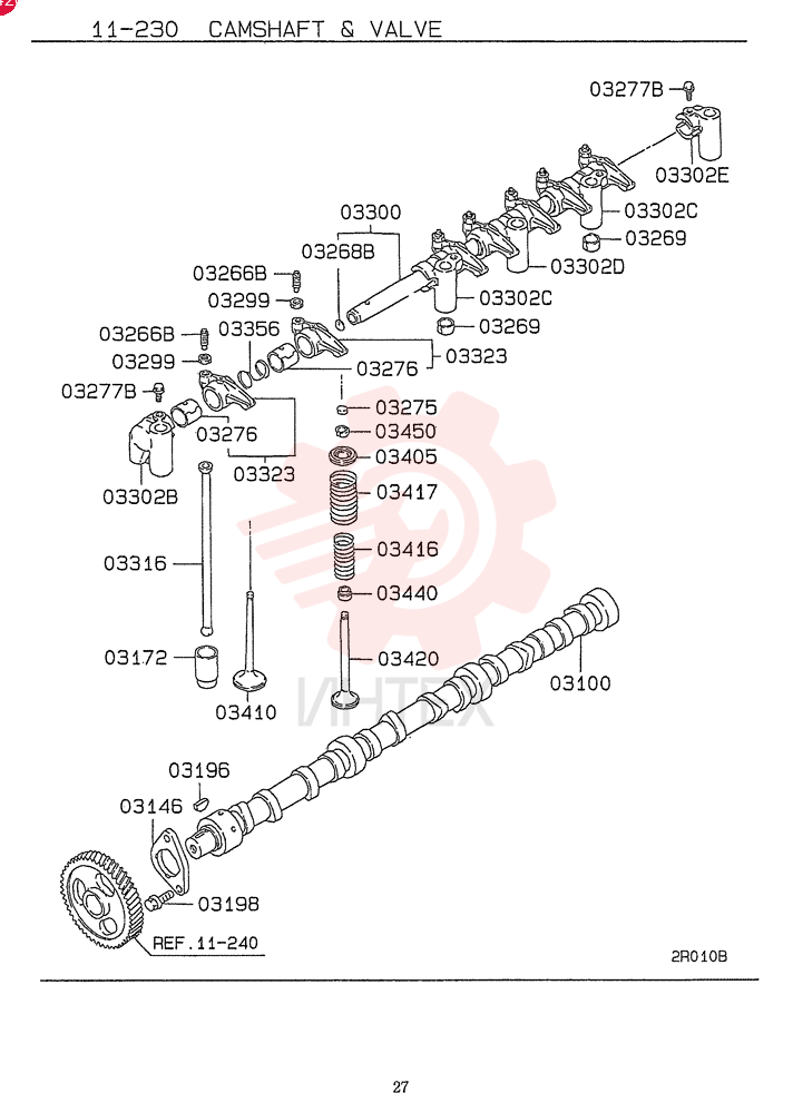 CAMSHAFT VAME081737