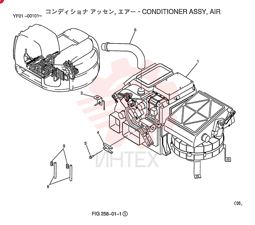 CONDITIONER ASSY, AIR, APPLICABLE NO.: YF01-00101