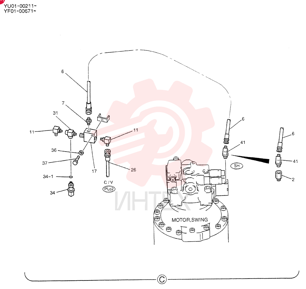 CONTROL LINES, MAIN YN06H00048F1 (2)