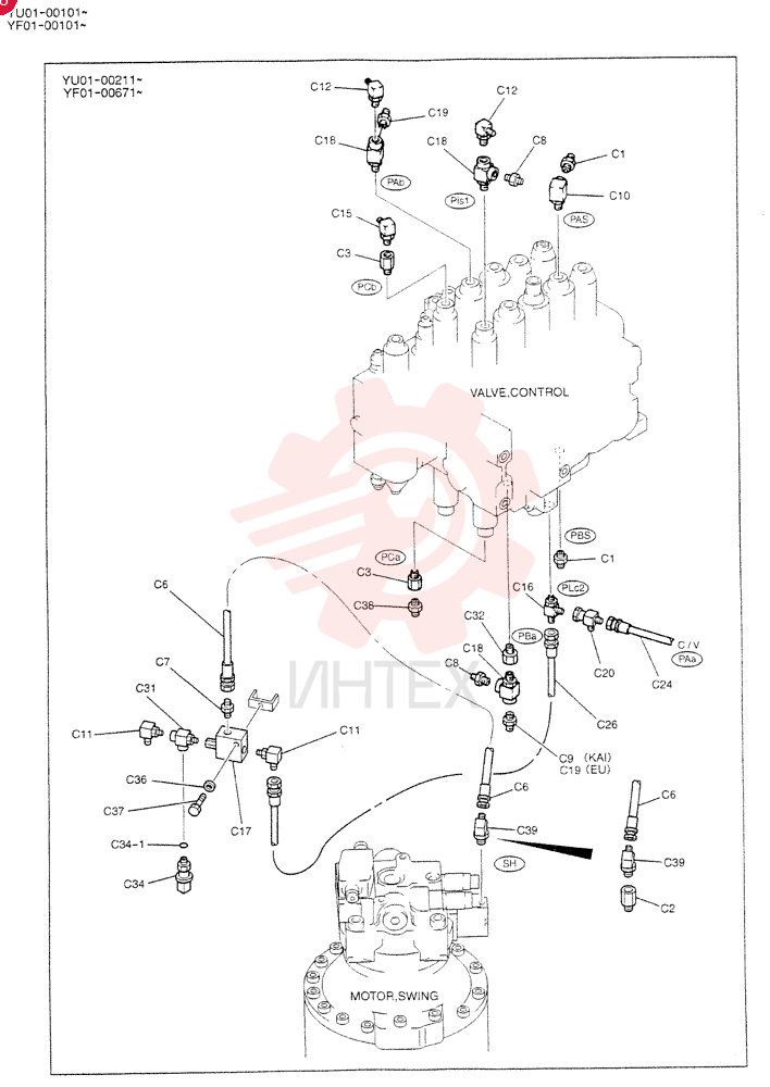 CONTROL LINES, REMOTE YN68H00030F1