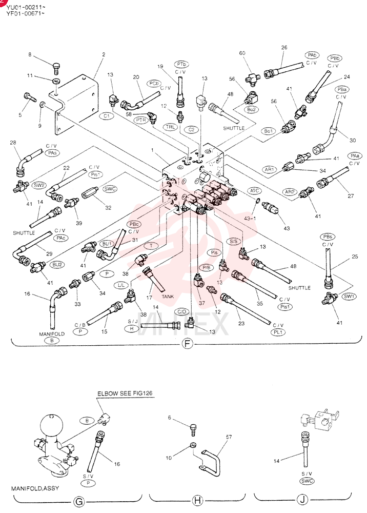 CONTROL LINES, VALVE YN64H00110F1 (3)