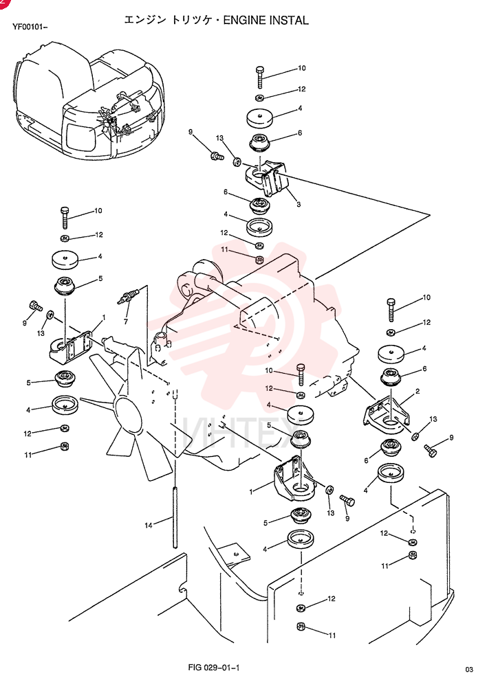 ENGINE INSTAL YN02P00012F1