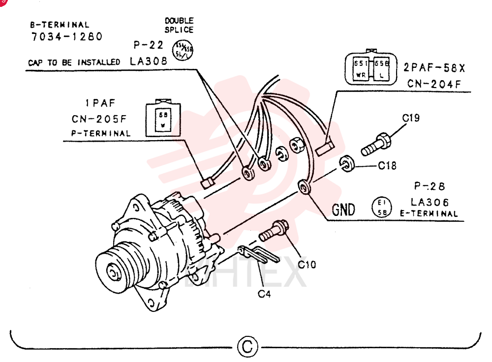 HARNESS ASSY, UPP, APPLICABLE NO.: YU01-00101 YN13E00027F1 (5)