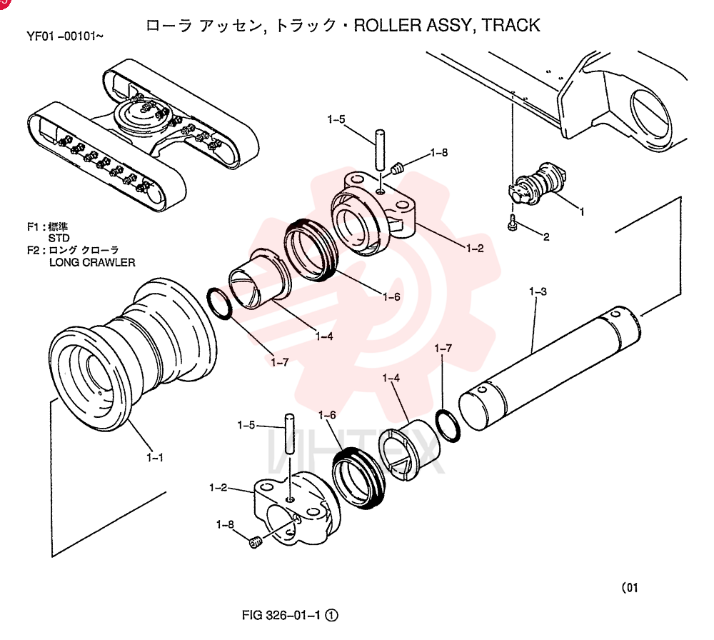 TRACK ROLLER LQ64D00010F1