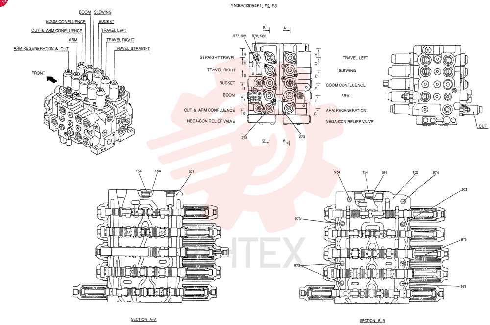 VALVE ASSY, CONTROL YN30V00054F1 (1)