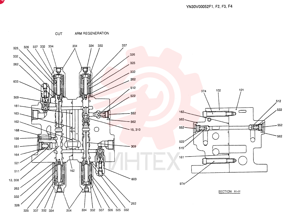 VALVE ASSY,CONTROL YN30V00052F1 (2)