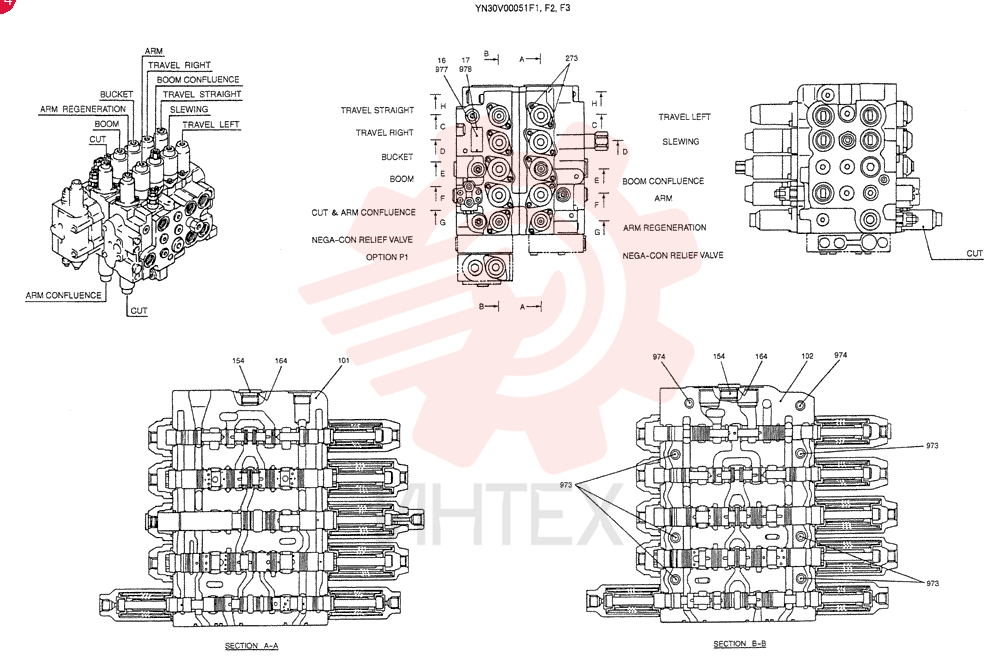 VALVE ASSY,CONTROL YN30V00051F1 (1)