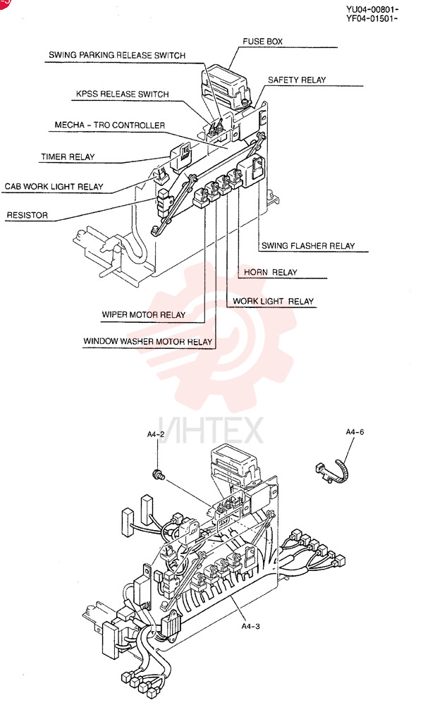 CONTROLLER ASSY, Serial Range: YU04-00801-YU04-00871 YF22E00005F3 (1)