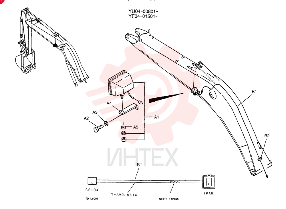 LIGHT ASSY. YV80E00001F1
