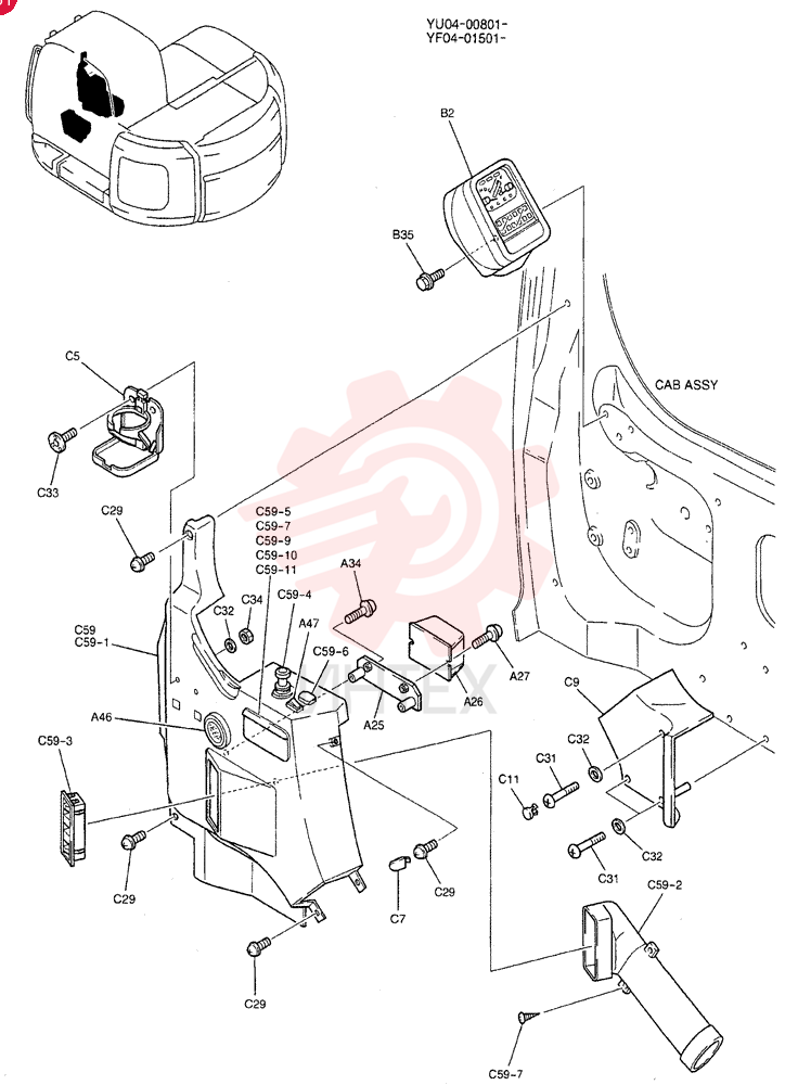 PANEL ASSY, INSTRUMENT (STD) YT17M00012F9 (1)