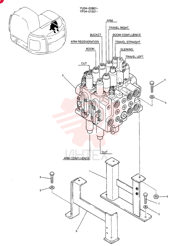 VALVE ASSY, CONTROL YF30V00002F1 (4)