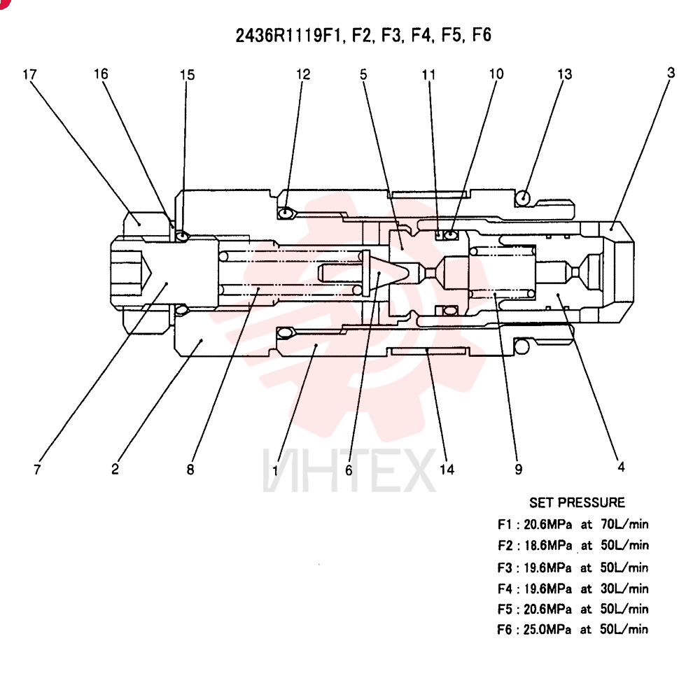 VALVE 2436R1119F1