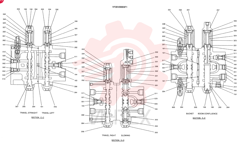 CONTROL VALVE YF30V00003F1 (2)