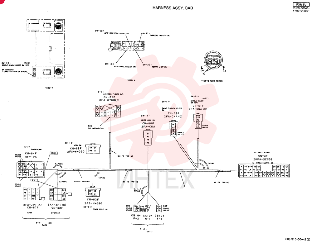 HARNESS ASSY, CAB YF14E00008F1 (2)
