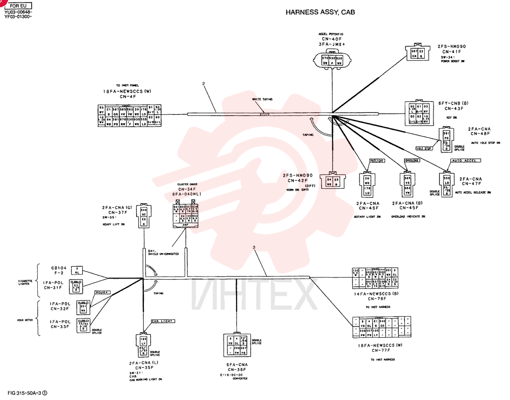 HARNESS ASSY, CAB YF14E00008F1 (3)