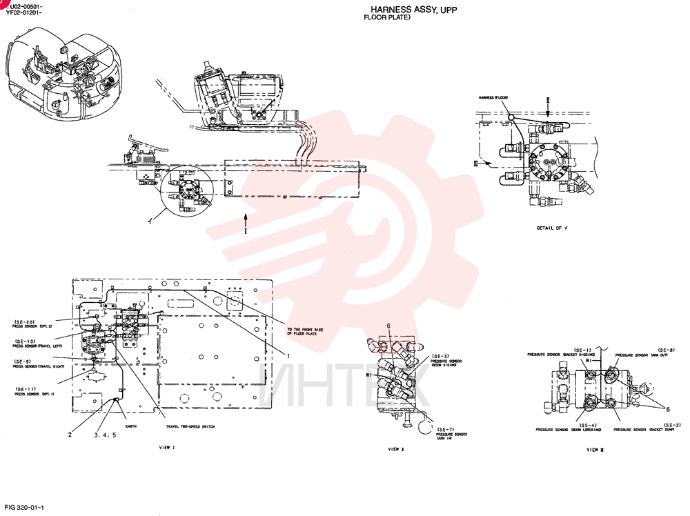 HARNESS ASSY, UPP YF13E00004F1 (1)