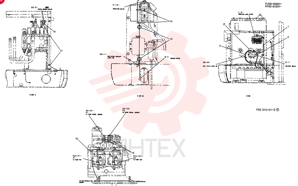 HARNESS ASSY, UPP YF13E00006F1 (1)