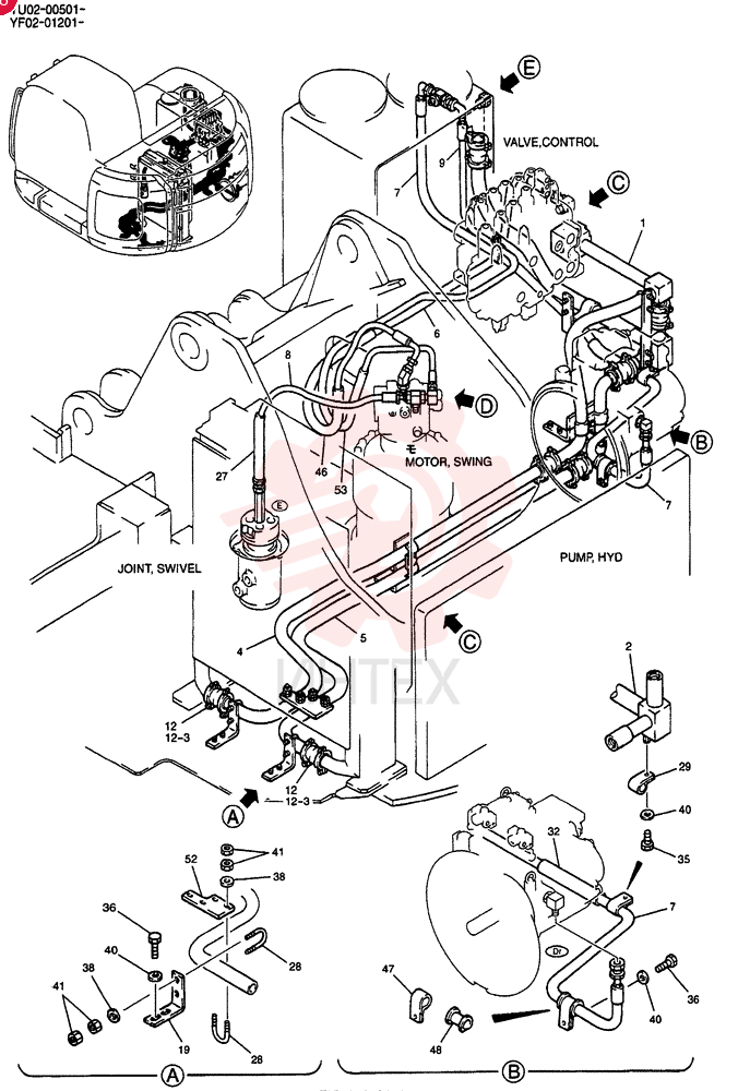 HYD LINES,RETURN YF32H00001F1 (1)