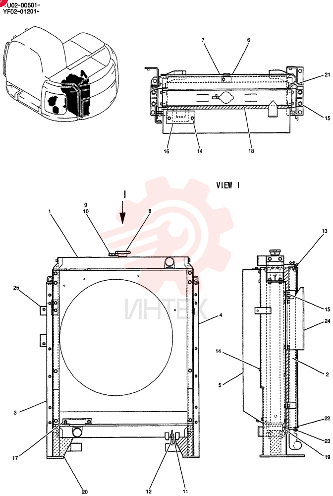 RADIATOR YF05P00001F1