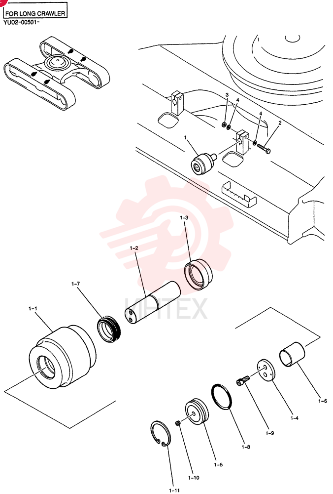 ROLLER ASSY,UPP LQ64D00016F1