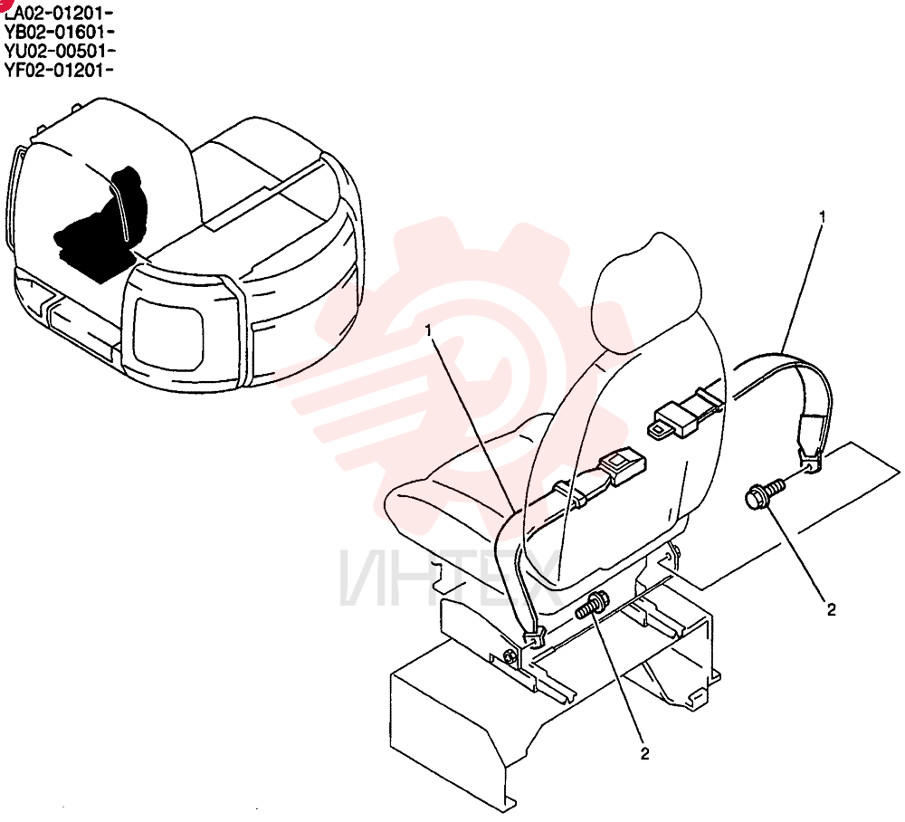 SAFETY BELT YT25M00022F1