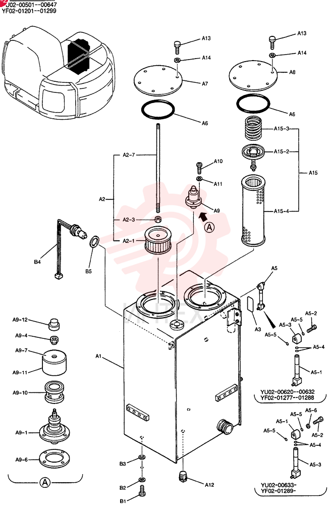 TANK ASSY, HYD YF33H00002F2