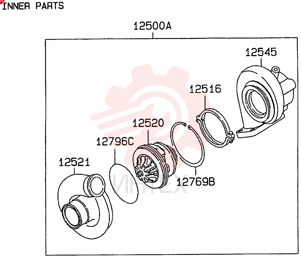 TURBOCHARGER VAME440836 (2)