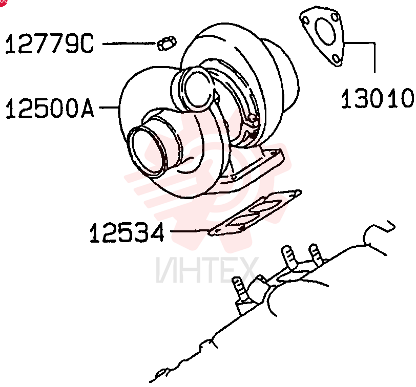 TURBOCHARGER VAME440836 (1)