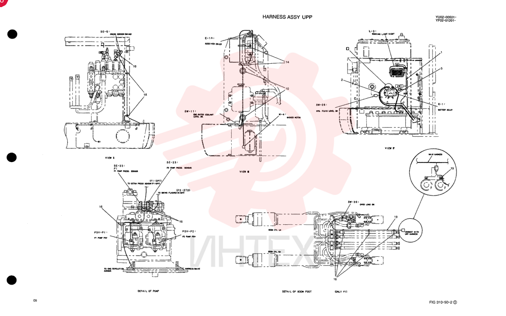HARNESS ASSY, UPP (EU) YF13E00005F1 (1)