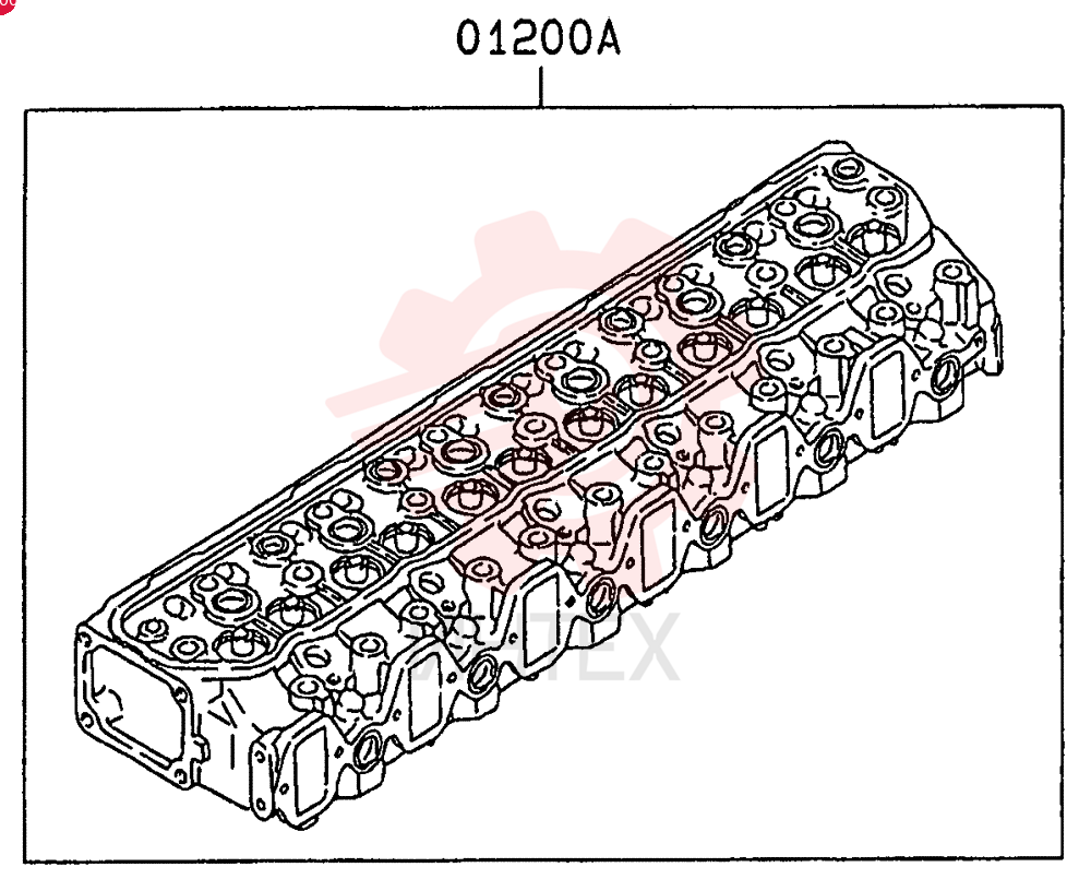 HEAD ASSY.,6 Cylinder