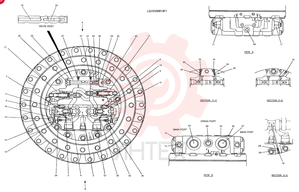 HYDRAULIC MOTOR LQ15V00019F1 (2)