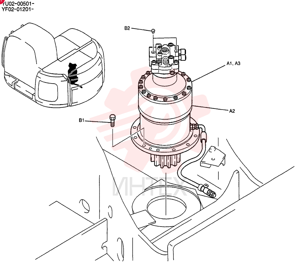 MOTOR & REDUCTION YF15V00001F1
