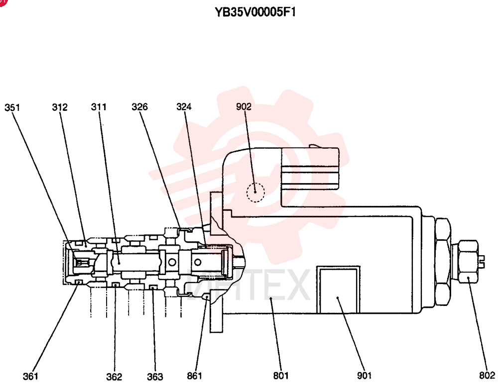 SOLENOID VALVE YB35V00005F1