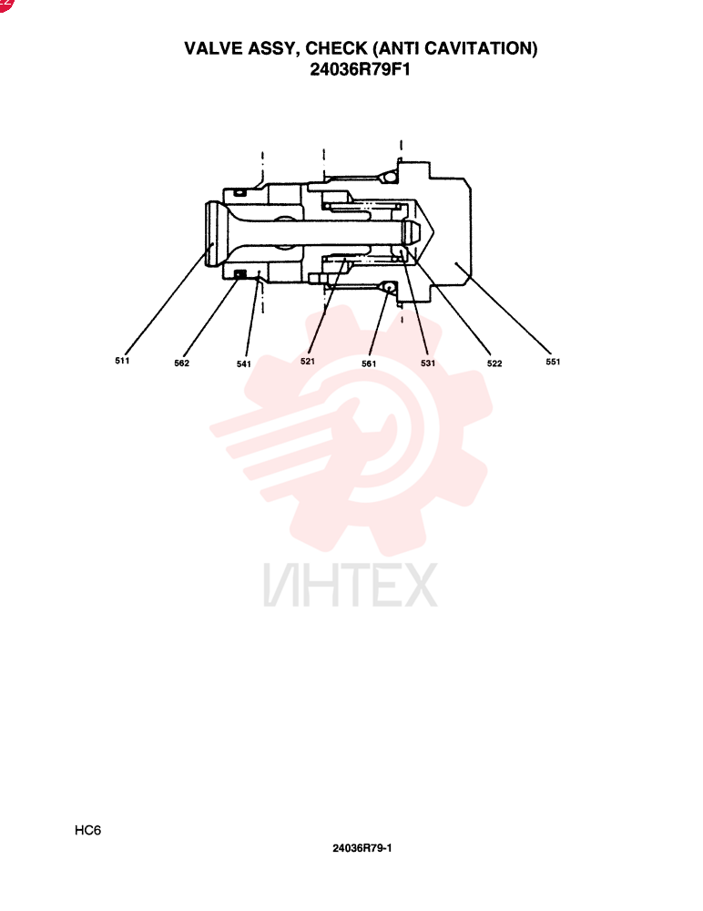 CHECK VALVE 24036R79F1