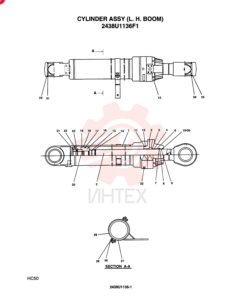 CYLINDER 2438U1136F1