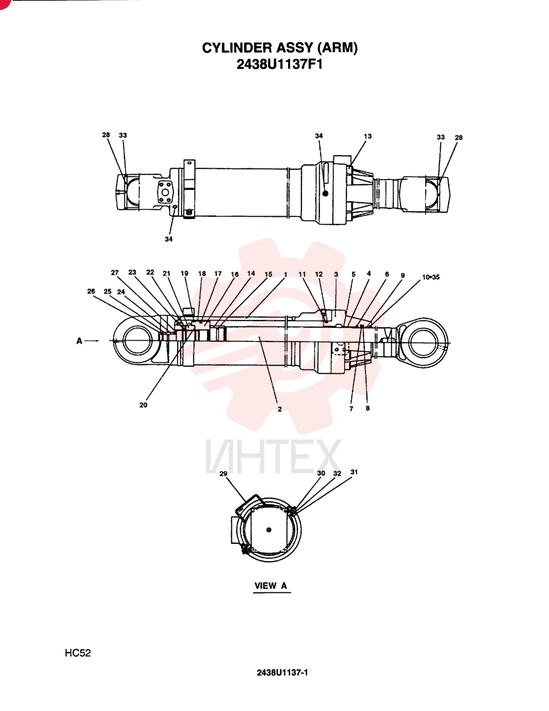 CYLINDER 2438U1137F1