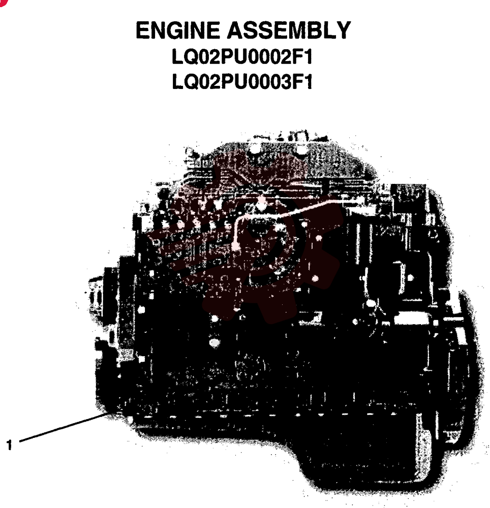 ENGINE ASSY (N.A. AND S.A) LQ02PU0002F1