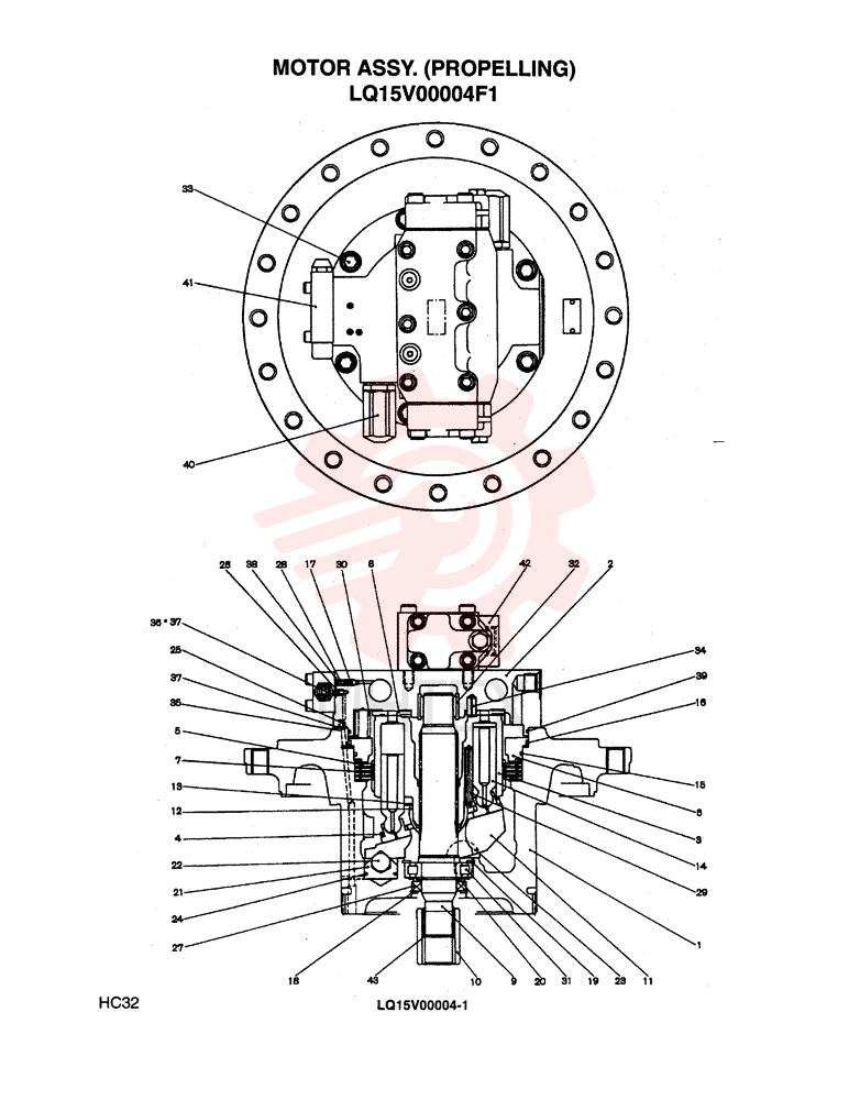 HYDRAULIC MOTOR LQ15V00004F1